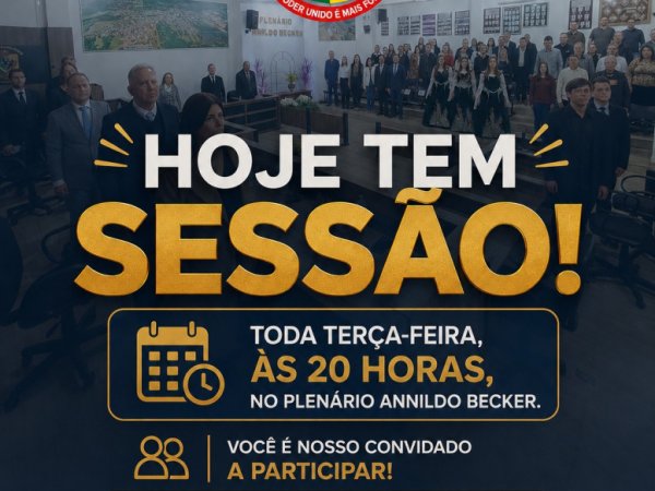 Hoje tem Sessão!