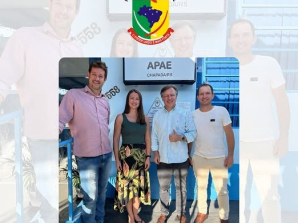 Assessor do Deputado Estadual Eduardo Loureiro - PDT visita a APAE de Chapada
