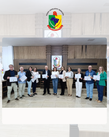 Câmara de Vereadores presta homenagem histórica a servidores com maior tempo de atuação