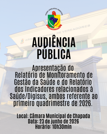 AUDIÊNCIA PÚBLICA - 23 DE JUNHO DE 2026